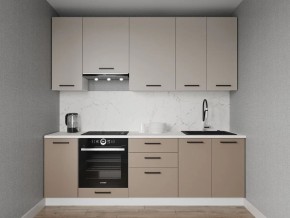Кухонный гарнитур Каппучино 2400 h950 (Стол. 38мм) в Перми - perm.mebel24.online | фото