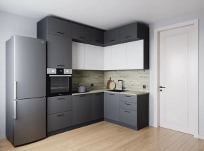 Кухонный гарнитур Меренга 2200*1700 (Стол. 38мм) в Перми - perm.mebel24.online | фото 1