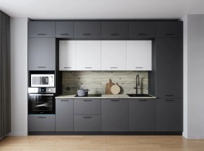 Кухонный гарнитур Меренга 3400 (Стол. 26мм) в Перми - perm.mebel24.online | фото 1