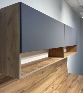 Кухонный гарнитур «Монако» 2.0 м Серия 2 МДФ с фрезеровкой (Дуб Золотой/Графит) в Перми - perm.mebel24.online | фото 5