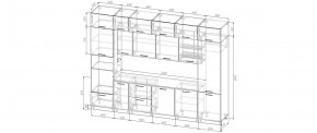 Кухонный гарнитур Санторини 3400 (Стол. 38мм) в Перми - perm.mebel24.online | фото 2