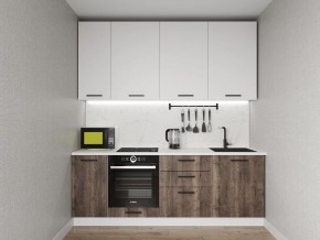 Кухонный гарнитур Старое Дерево 2200 h950 (Стол. 26мм) в Перми - perm.mebel24.online | фото 1