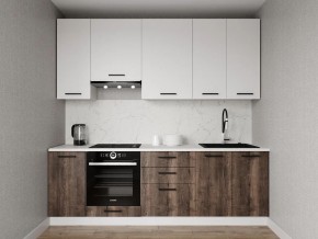 Кухонный гарнитур Старое Дерево 2400 h950 (Стол. 38мм) в Перми - perm.mebel24.online | фото 1