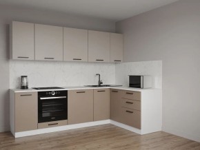 Кухонный гарнитур угловой Каппучино 2600*1600 (Стол. 38мм) в Перми - perm.mebel24.online | фото 1