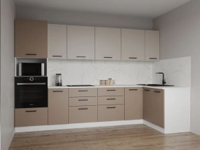 Кухонный гарнитур угловой Каппучино 3200*1400 (Стол.38мм) в Перми - perm.mebel24.online | фото 1