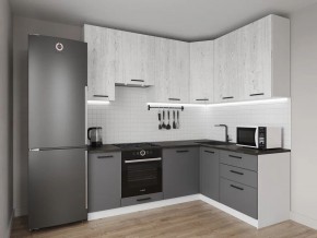 Кухонный гарнитур угловой Санторини 2200*1600 h950 (Стол. 38мм) в Перми - perm.mebel24.online | фото 1