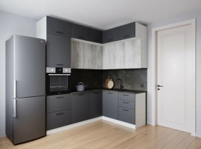 Кухонный гарнитур угловой Санторини 2200*1700 (Стол. 38мм) в Перми - perm.mebel24.online | фото 1