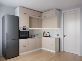 Кухонный гарнитур угловой Шампань 2200*1700 (Стол. 26мм) в Перми - perm.mebel24.online | фото