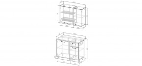 Кухонный гарнитур Умбра 1000 (Стол. 38мм) в Перми - perm.mebel24.online | фото 3