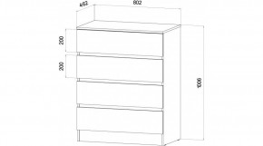 ЛЕНОРА Спальный гарнитур (модульный) графит в Перми - perm.mebel24.online | фото 3