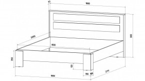 ЛЕНОРА Спальный гарнитур (модульный) графит в Перми - perm.mebel24.online | фото 5