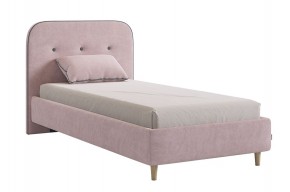 ЛЕО Кровать с основанием 900 (нежно-розовый/графит) в Перми - perm.mebel24.online | фото
