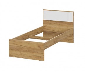 МИЛАН Кровать одинарная 900 (Белый матовый) *без основания в Перми - perm.mebel24.online | фото