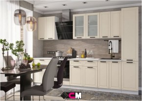 Модульная кухня Альфа холст брюле в Перми - perm.mebel24.online | фото 1