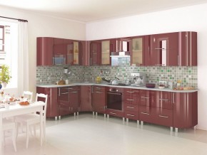 Модульная кухня Танго бордо в Перми - perm.mebel24.online | фото 4