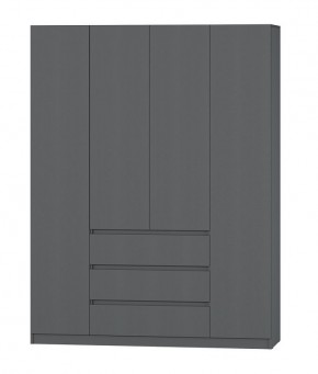 МС "Хилтон" Шкаф №1 1600 (Графит) в Перми - perm.mebel24.online | фото