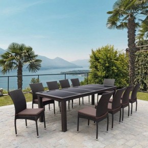 Набор уличный T438/Y380A-W53 Brown 10PCS в Перми - perm.mebel24.online | фото 2