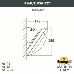 Накладной светильник Fumagalli Lucia 1R3.602.000.LYE27 в Перми - perm.mebel24.online | фото 2