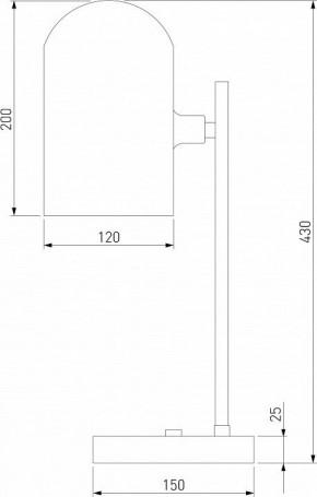 Настольная лампа декоративная Eurosvet Bambola 01164/1 латунь в Перми - perm.mebel24.online | фото 2