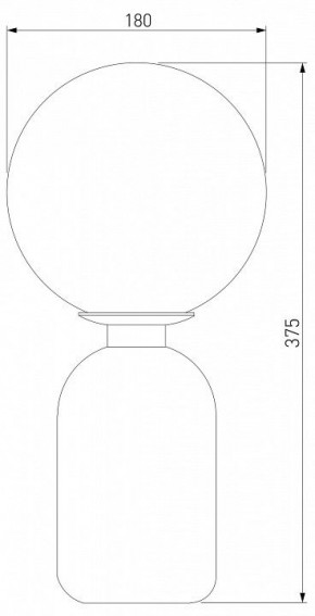 Настольная лампа декоративная Eurosvet Bubble 01197/1 белый в Перми - perm.mebel24.online | фото 2