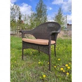 Плетеное кресло LV-140B-Brown с подушкой в комплекте в Перми - perm.mebel24.online | фото