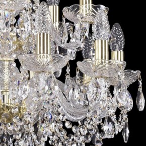 Подвесная люстра Bohemia Ivele Crystal 1402 1402/10+5/195/2d/G в Перми - perm.mebel24.online | фото 2