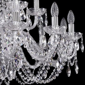 Подвесная люстра Bohemia Ivele Crystal 1402 1402/12+6/300/2d/Ni в Перми - perm.mebel24.online | фото 2