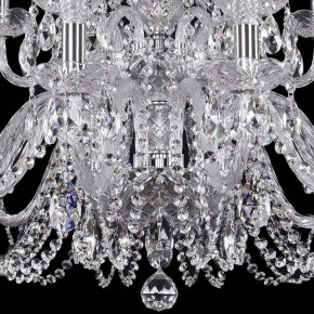 Подвесная люстра Bohemia Ivele Crystal 1402 1402/12+6/300/2d/Ni в Перми - perm.mebel24.online | фото 3