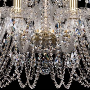 Подвесная люстра Bohemia Ivele Crystal 1402 1402/16+8/400/G в Перми - perm.mebel24.online | фото 3