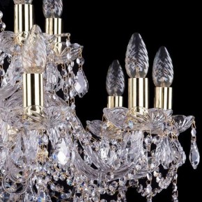 Подвесная люстра Bohemia Ivele Crystal 1411 1411/10+5/240/G/Leafs в Перми - perm.mebel24.online | фото 2