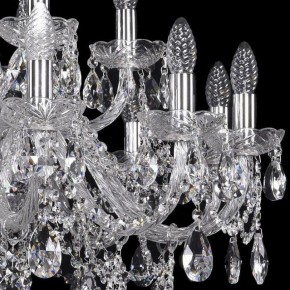 Подвесная люстра Bohemia Ivele Crystal 1411 1411/12+6/300/Ni в Перми - perm.mebel24.online | фото 2