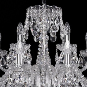 Подвесная люстра Bohemia Ivele Crystal 1411 1411/12+6/300/Ni в Перми - perm.mebel24.online | фото 4