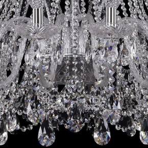 Подвесная люстра Bohemia Ivele Crystal 1411 1411/18/400/h-113/Ni в Перми - perm.mebel24.online | фото 3