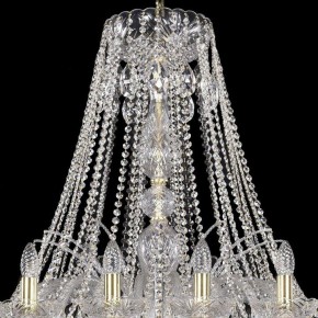 Подвесная люстра Bohemia Ivele Crystal 1411 1411/24/460/G в Перми - perm.mebel24.online | фото 4