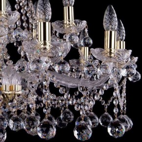 Подвесная люстра Bohemia Ivele Crystal 1413 1413/10+5/300/G/Balls в Перми - perm.mebel24.online | фото 3