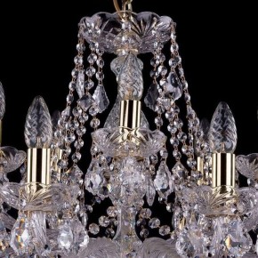 Подвесная люстра Bohemia Ivele Crystal 1413 1413/10+5/300/G/Leafs в Перми - perm.mebel24.online | фото 4