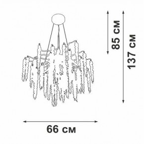 Подвесная люстра Vitaluce V28551 V28551-9/7S в Перми - perm.mebel24.online | фото 5