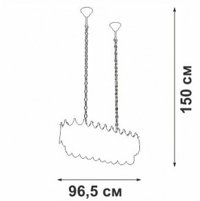 Подвесная люстра Vitaluce V58120 V58120-8/11 в Перми - perm.mebel24.online | фото 3