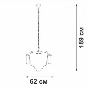 Подвесная люстра Vitaluce V58370 V58370-8/13 в Перми - perm.mebel24.online | фото 3