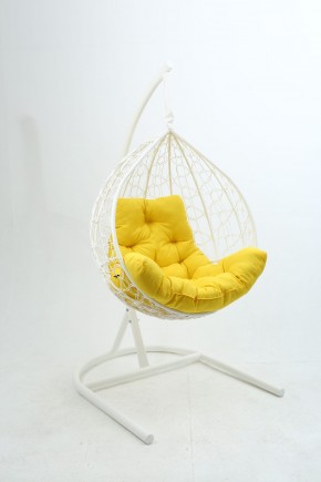 Подвесное кресло Бароло (белый/желтый) в Перми - perm.mebel24.online | фото