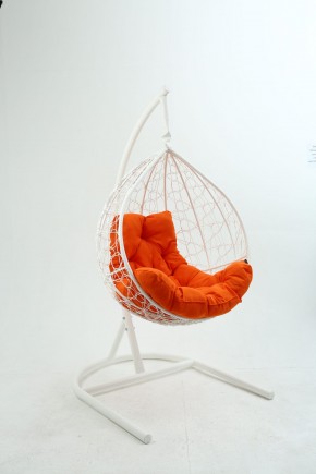 Подвесное кресло Бароло (белый/оранжевый) в Перми - perm.mebel24.online | фото