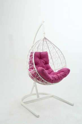 Подвесное кресло Бароло (белый/розовый) в Перми - perm.mebel24.online | фото