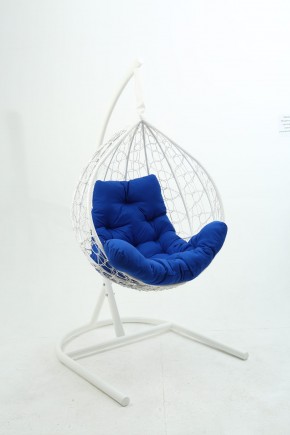 Подвесное кресло Бароло (белый/синий) в Перми - perm.mebel24.online | фото