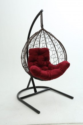 Подвесное кресло Бароло (коричневый/бордо) в Перми - perm.mebel24.online | фото