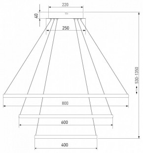 Подвесной светильник Eurosvet Collars 90264/3 белый в Перми - perm.mebel24.online | фото 8