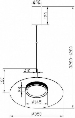 Подвесной светильник Maytoni Halo MOD041PL-L15B3K1 в Перми - perm.mebel24.online | фото 5