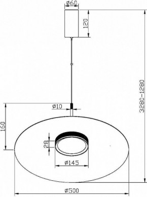 Подвесной светильник Maytoni Halo MOD041PL-L15W3K1 в Перми - perm.mebel24.online | фото 4