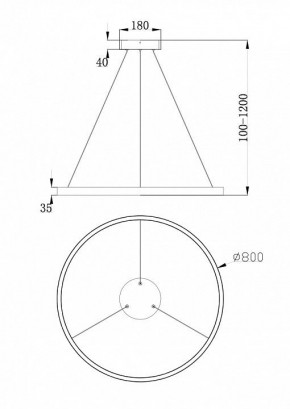 Подвесной светильник Maytoni Rim MOD058PL-L42BS4K в Перми - perm.mebel24.online | фото 4