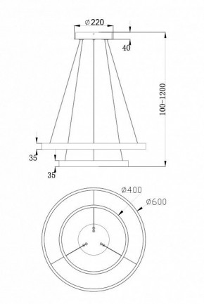 Подвесной светильник Maytoni Rim MOD058PL-L55W4K в Перми - perm.mebel24.online | фото 7