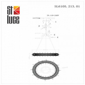 Подвесной светильник ST-Luce Lucchero SL6105.213.01 в Перми - perm.mebel24.online | фото 6